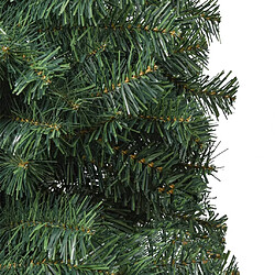 Avis vidaXL Sapin de Noël mince avec support 300 cm PVC