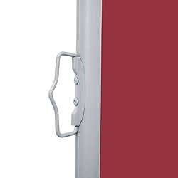 Acheter vidaXL Auvent latéral rétractable de patio 170x1200 cm Rouge