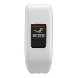 Avis Wewoo Bracelet pour montre connectée Dragonne en silicone sport Garmin Vivofit JRtaille petite blanche