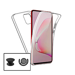 PHONECARE Coque 3x1 360° Anti Choc + 1 GripHolder + 1 Support de GripHolder Noir pour OPPO A94 5G