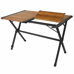 Avis Eurotrail Table de camping Chambery Bambou M 110x70 cm