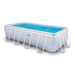 Piscine tubulaire Chevron rectangulaire 4,00 x 2,00 x 1,00 m - Intex