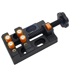 Mini-perceuse Universelle Noyer Vise Pince Etabli De Table Vice Orange Noir pas cher