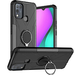 Coque en TPU 2-en-1, airbag quatre coins avec béquille pour votre Infinix Hot 10 Play/X688 - noir