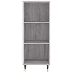 Avis vidaXL Buffet sonoma gris 34,5x32,5x90 cm bois d'ingénierie