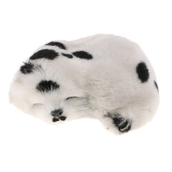 Avis simulation dormir dormir faire la sieste en peluche chien chiot jouet collectable tacheté