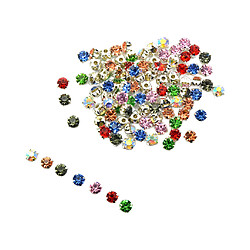 100x Lot Multicolore Coudre Sur Strass Embellissements Bijoux Fabrication