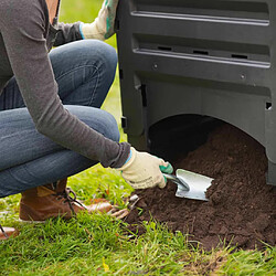 Nature Bac à compost 300 L Noir pas cher