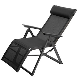 Chaise longue Decima Hespéride anthracite