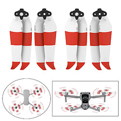 Hélice 2Pair Lownoise 7238F Pour Drone DJI Mavic Air 2S Rouge Blanc pas cher