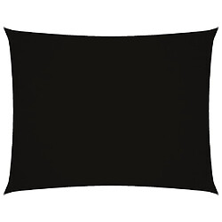 ComfortXL Voile De Parasol Tissu Oxford Rectangulaire 2,5x4 M Noir