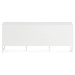 Bestmobilier Sofia - meuble TV - blanc mat - 165 cm