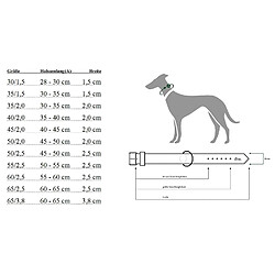 Hunter - Collier en nylon - Chien (30) (Vert/Noir) pas cher