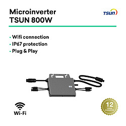 Acheter TORNASOL Kit solaire auto-installable 800W, x2 panneaux solaires rigides, bifaciaux, full black de 420W-DC1500V, inclinaison 20º, protection IP68, connexion schuko|câble MC4, recommandé pour balcon