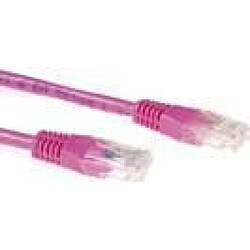 Act Music ACT CAT6A UTP 10m 10m Cat6a U/UTP (UTP) Pink Netzwerkkabel (IB7310)