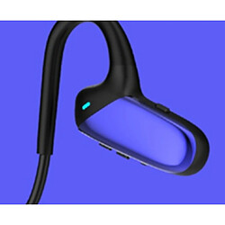 Universal Casque bluetooth sans fil concept conduction osseuse 5.0 casque sport running étanche et transpirant - bleu