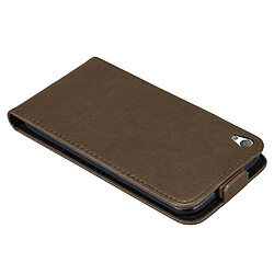 Cadorabo Coque Sony Xperia E5 Etui en Marron pas cher