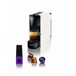 Machine a Cafe expresso a capsules KRUPS NESPRESSO YY2912FD ESSENZA MINI - Blanc - Pression 19 bars pas cher