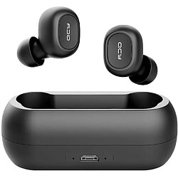 Chrono Ecouteur Bluetooth, QCY Écouteurs sans Fil Bluetooth 5.0 eavec Stéréo et Basses, HD Microphone, Connexion Automatique, USB-C Charge Rapide, IPX5 Étanche Sport Écouteurs(Noir)