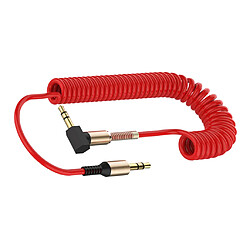 Audio 3.5mm à Jack Cable Car Aux Stereo pour iPhone haut-parleur rouge pas cher