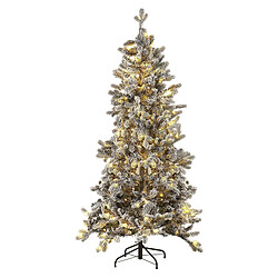 Beliani Sapin de Noël pré-allumé TATLOW 180 cm Vert