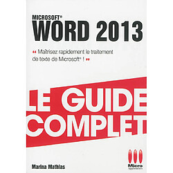 Word 2013 - Occasion