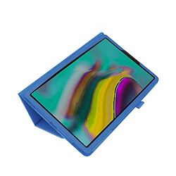 Avis Etui en PU texture litchi avec support bleu clair pour votre Samsung Galaxy Tab A 10.1 (2019) SM-T515