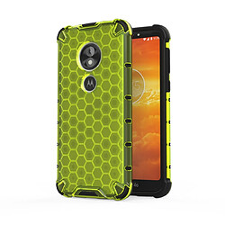 Wewoo Coque Souple Pour Motorola Moto E5 Play Go affaire antichoc nid d'abeille PC + TPU Vert