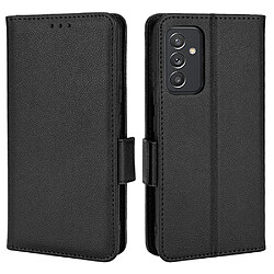 Etui en PU texture litchi, antichoc avec support noir pour votre Samsung Galaxy A82 5G/Quantum 2