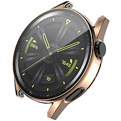 Coque en TPU ENKAY 9H, découpes précises, électroplaqué, or rose pour votre Huawei Watch GT 3 42mm