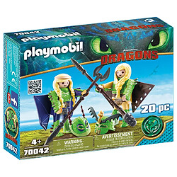 Playmobil® Dragons - Kranedur et Kognedur en combinaison de vol