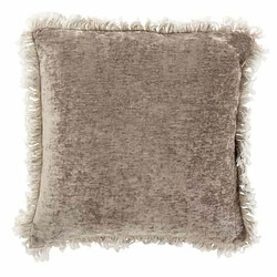 Paris Prix Coussin Déco Franges 45x45cm Gris