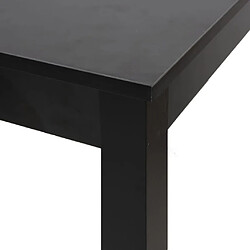 Acheter vidaXL Table de bar MDF noir 115x55x107 cm