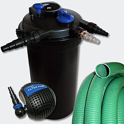 Helloshop26 Kit de Filtration à Pression 30000l 18 Watts UVC Stérilisateur Pompe Tuyau 4216477