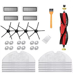 Accessoires pour aspirateur Xiaomi Roborock S5 Max S6, 33 pièces, filtre HEPA lavable, brosse principale, brosse latérale