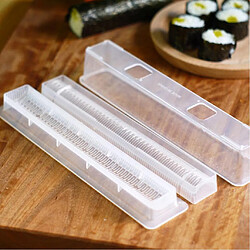 Avis 3 Pièces/ensemble Japonais Sushi Roll Maker Riz Mold,Bento Accessoires, Ustensiles de Cuisine, cuisson Sushi Maker Kit Riz Rouleau Moule