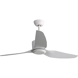 Bimar Ventilateur de plafond Eolo - Réglable, fiable - Blanc en Abs, métal, 132x37,5x132 cm