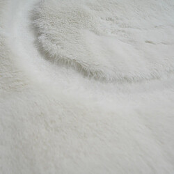 Acheter Thedecofactory CONFORTABLE CERCLES - Tapis à relief cercles extra-doux blanc 160x230