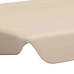 Acheter vidaXL Toit de rechange de balançoire Beige 188/168x145/110 cm