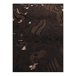 Vidal Tapis de laine 239x175 noir Darya pas cher