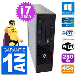 PC Fujitsu Esprimo E910 DT Intel i7-2600 RAM 4Go Disque 250Go Windows 10 Wifi - Occasion