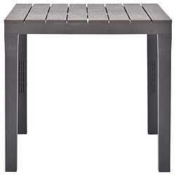 Avis Maison Chic Table de jardin | Table d'extérieur Moka 78x78x72 cm Plastique -GKD17984