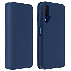 Avizar Housse Honor 20 / Huawei Nova 5T Folio Portefeuille Fonction Support Bleu nuit