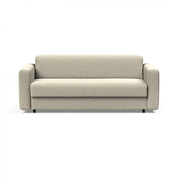 Inside 75 Canapé design KILLIAN Dual convertible lit 195*140 cm tissu bouclé beige