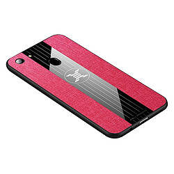 Wewoo Coque Souple Pour OPPO A73 XINLI tissu de couture Shieldproof TPU Housse de protection Rouge