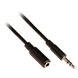 Ansell Câble audio stéréo Extension 3,5 mm mâle - 3,5 mm femelle 3.00 m Noir