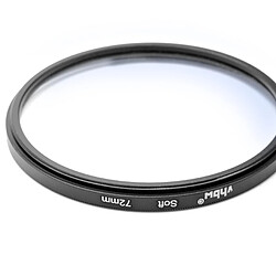 vhbw Diffuseur de flou artistique Filtre à effet 72mm pour appareils photo numériques, reflex p.ex. de Canon, Nikon, Olympus, Panasonic, Sony