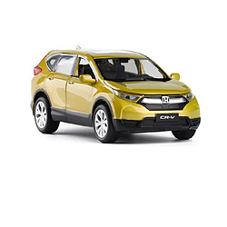 Universal 1: 32 Honda CRV modèle de voiture alliage voiture moule moulage jouet modèle de voiture son et lumière lumière jouets pour enfants collection Livraison gratuite | Voiture jouet moulée sous pression (jaune)