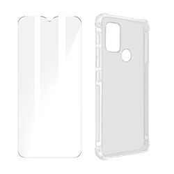 Avizar Pack Protection Motorola Moto G10, G30 et G20 Coque et Verre Trempé transparent