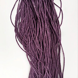 80 Mètres Cordes En Coton Ciré Cordes Cordes Pour Bijoux Artisanat Faire 1,5 Mm Violet